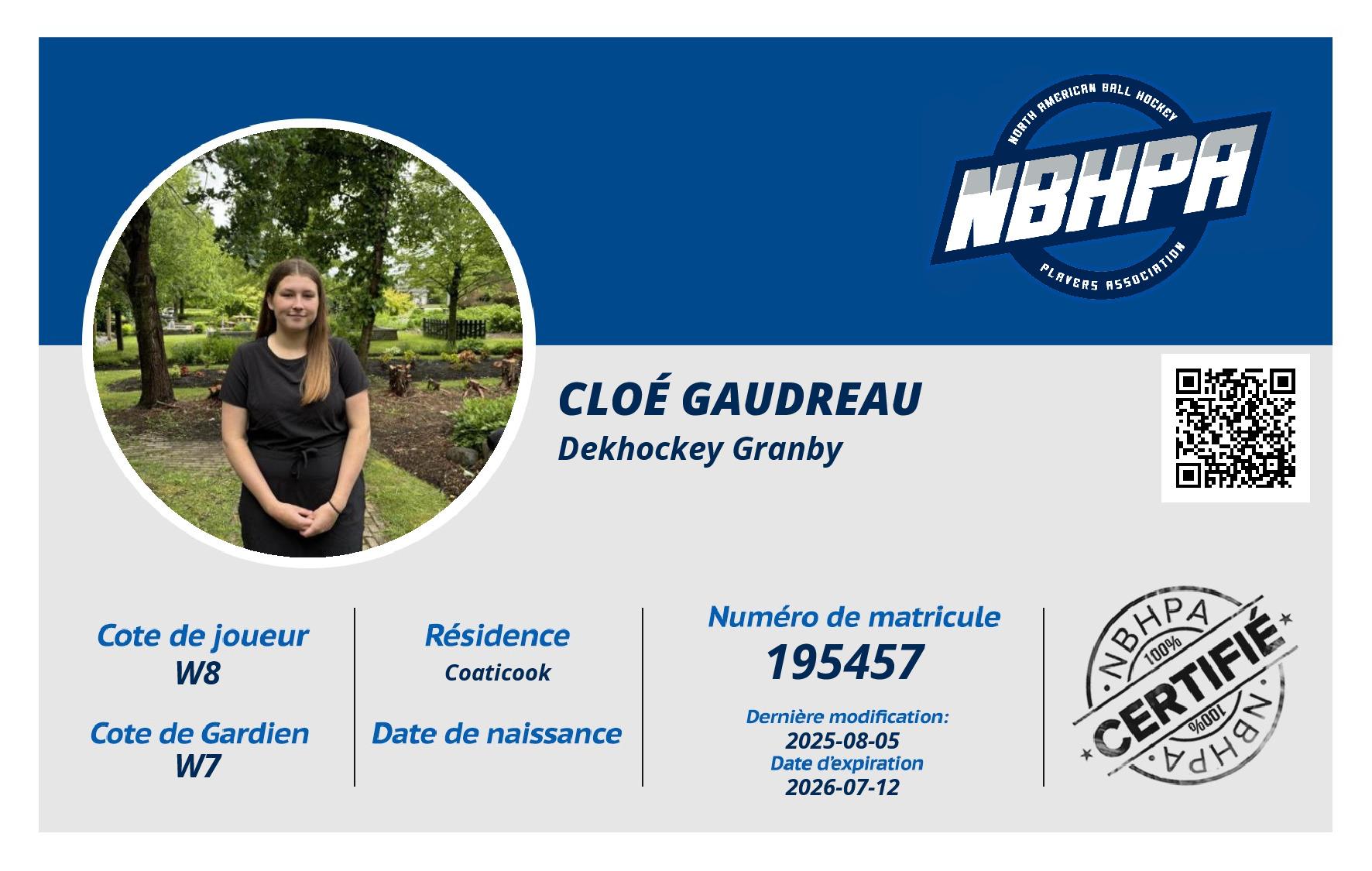 Cloé Gaudreau
