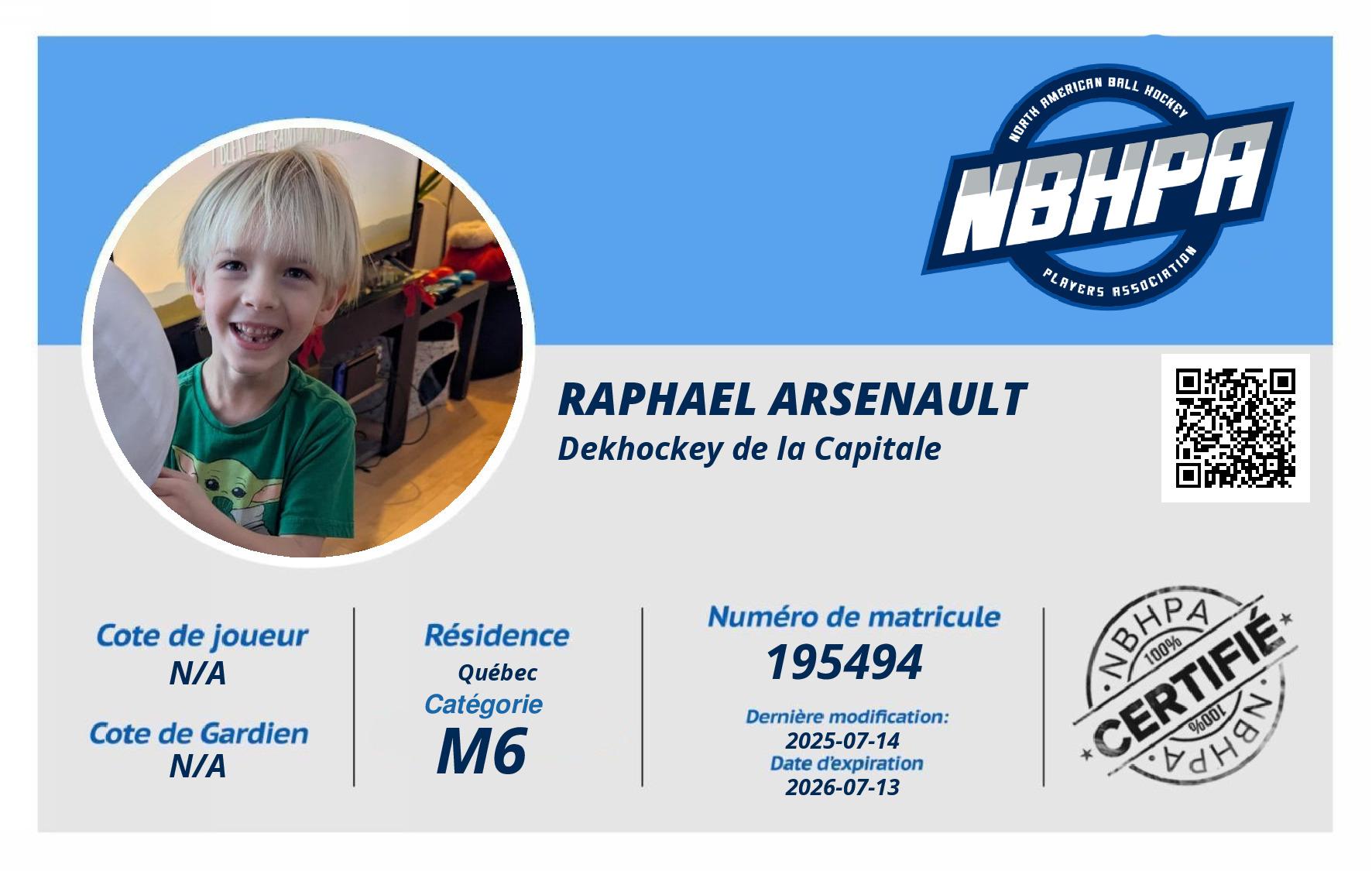 Raphael Arsenault