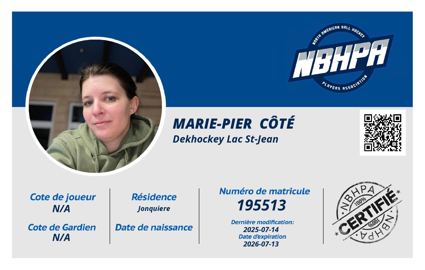 Marie-Pier  Côté 