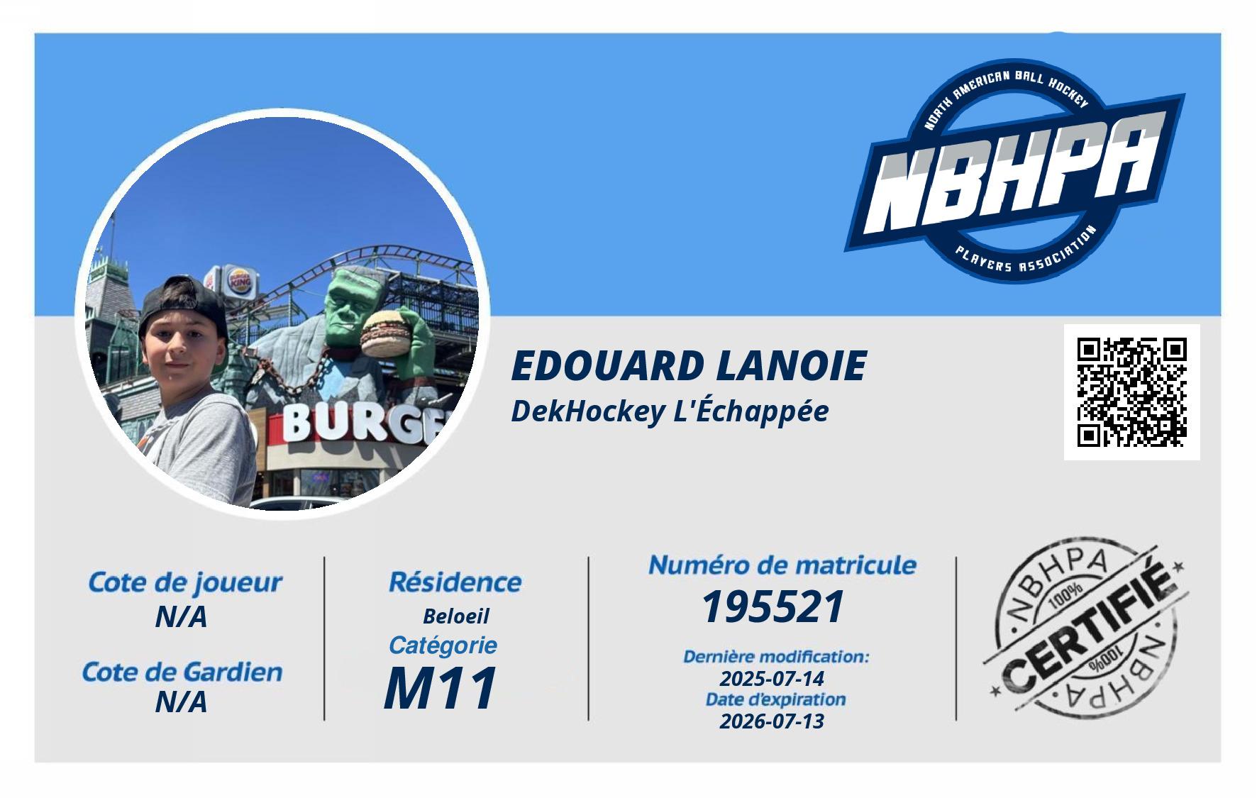 Edouard Lanoie