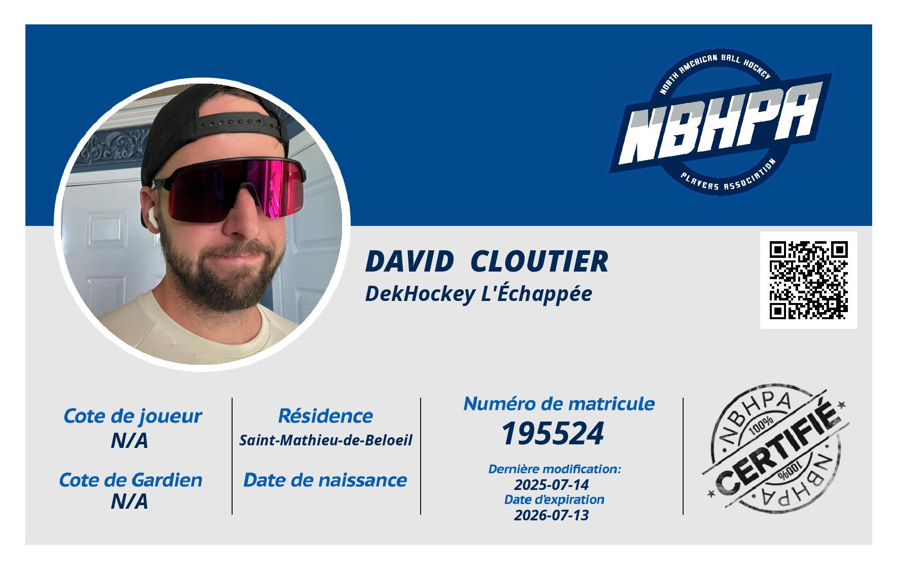 David  Cloutier 