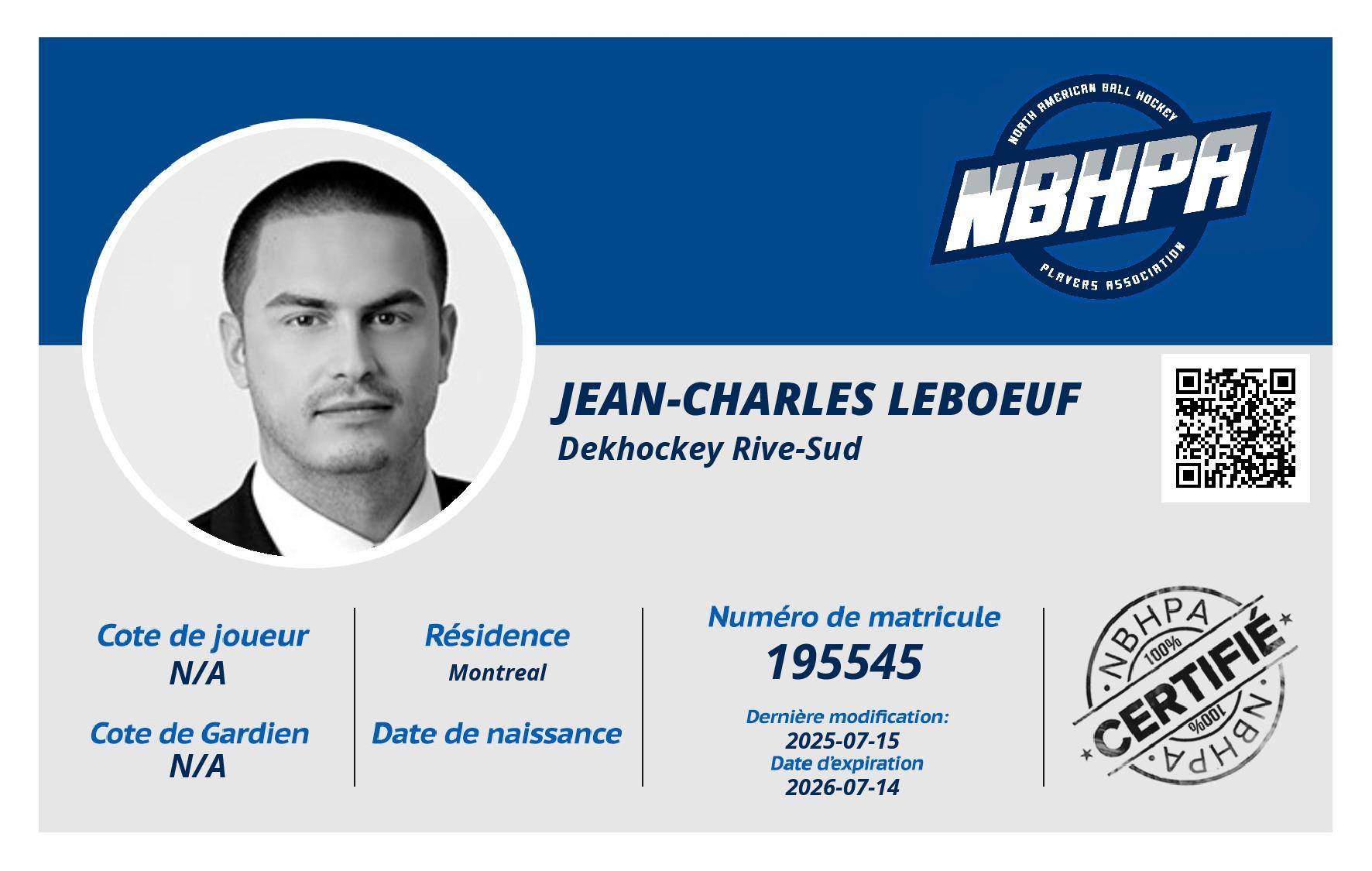 Jean-Charles Leboeuf