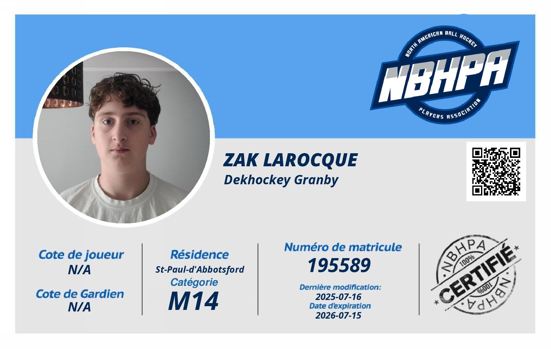 Zak Larocque