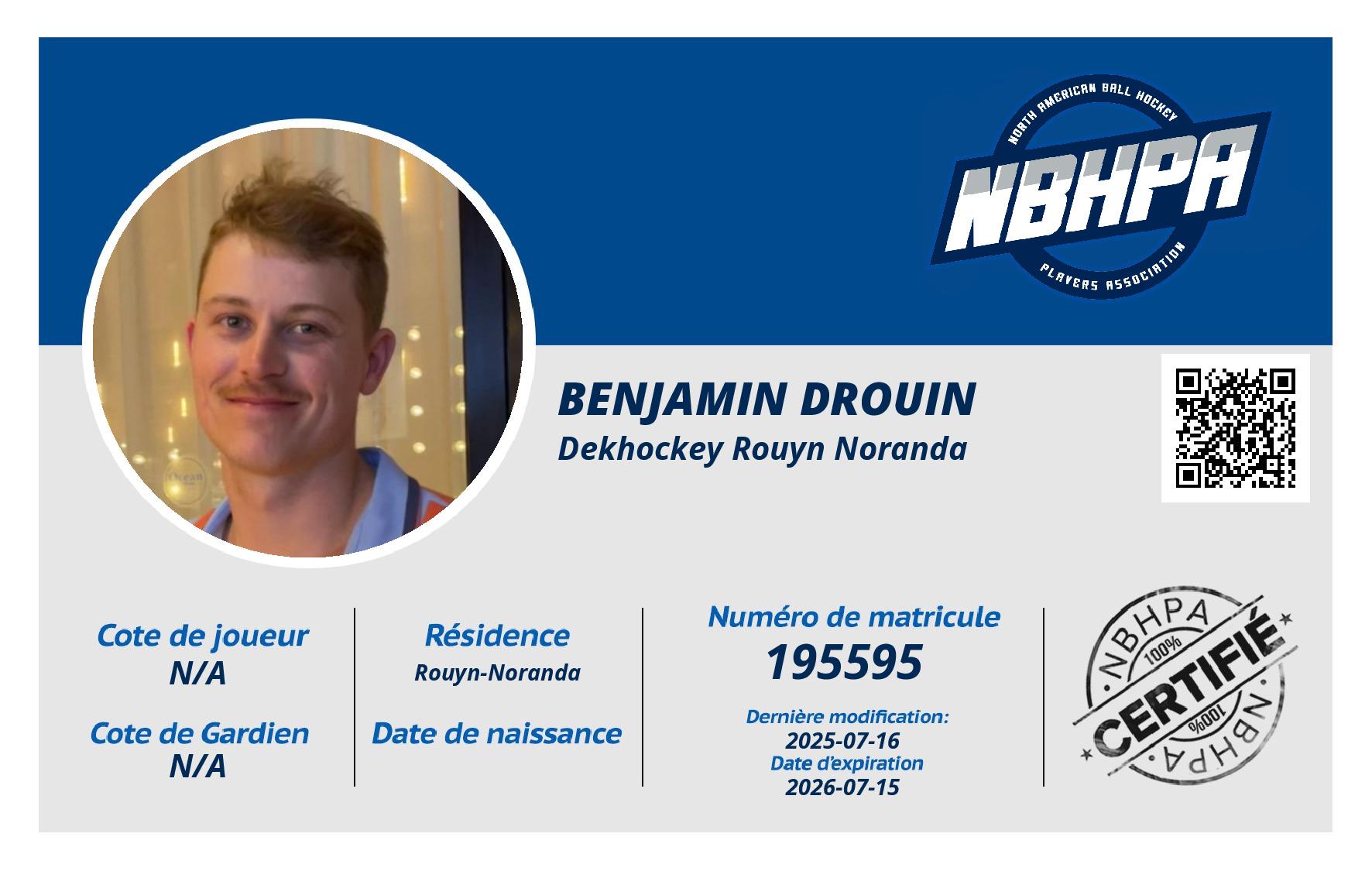 Benjamin Drouin