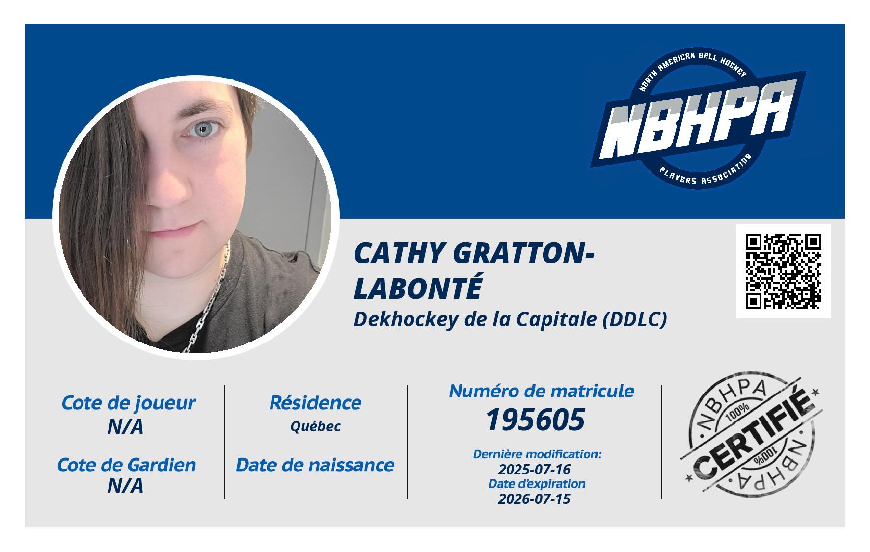 Cathy Gratton-Labonté