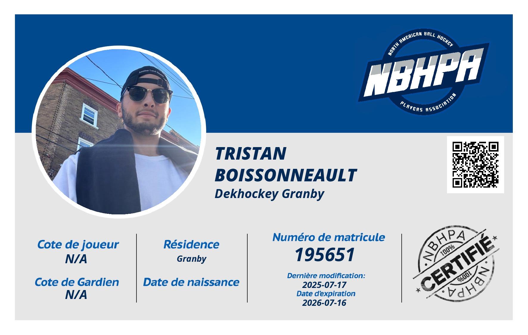 Tristan Boissonneault