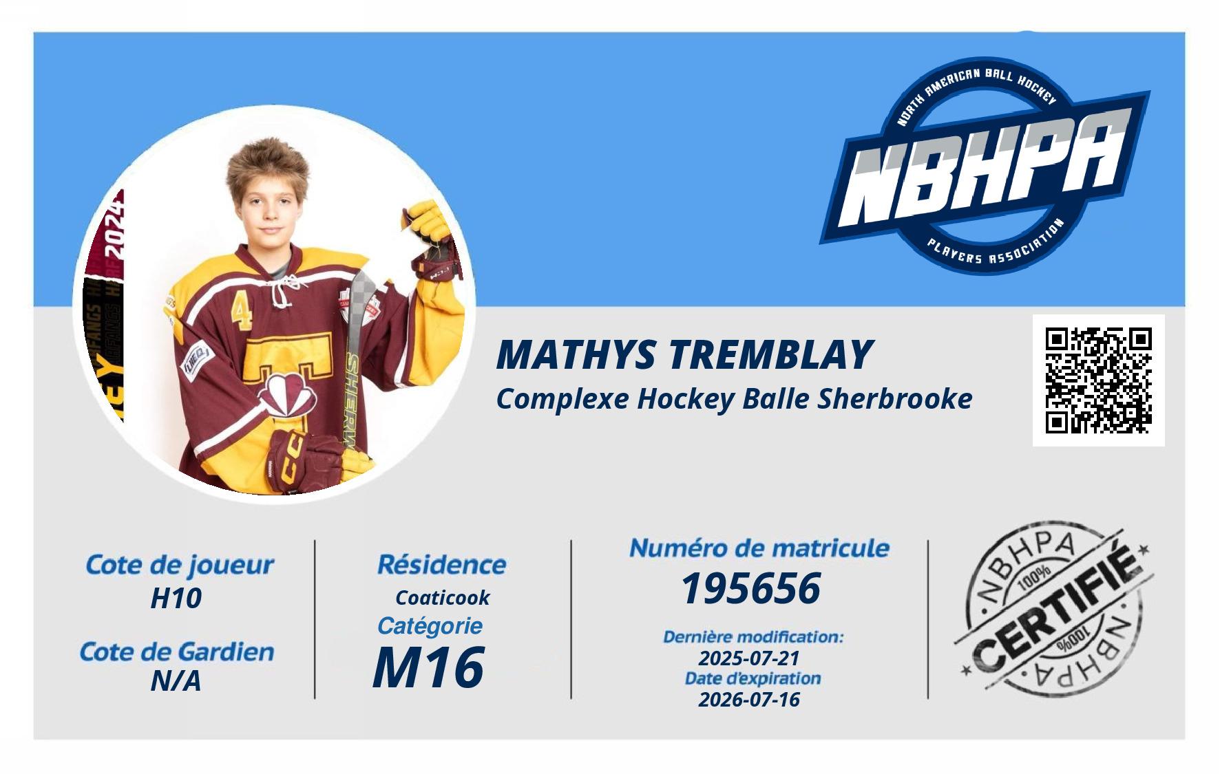 Mathys Tremblay