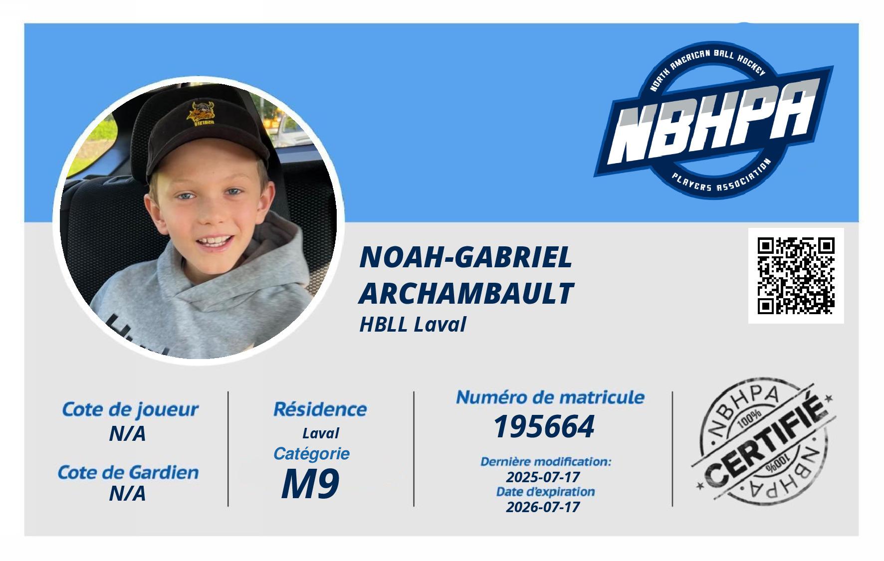 Noah-Gabriel Archambault