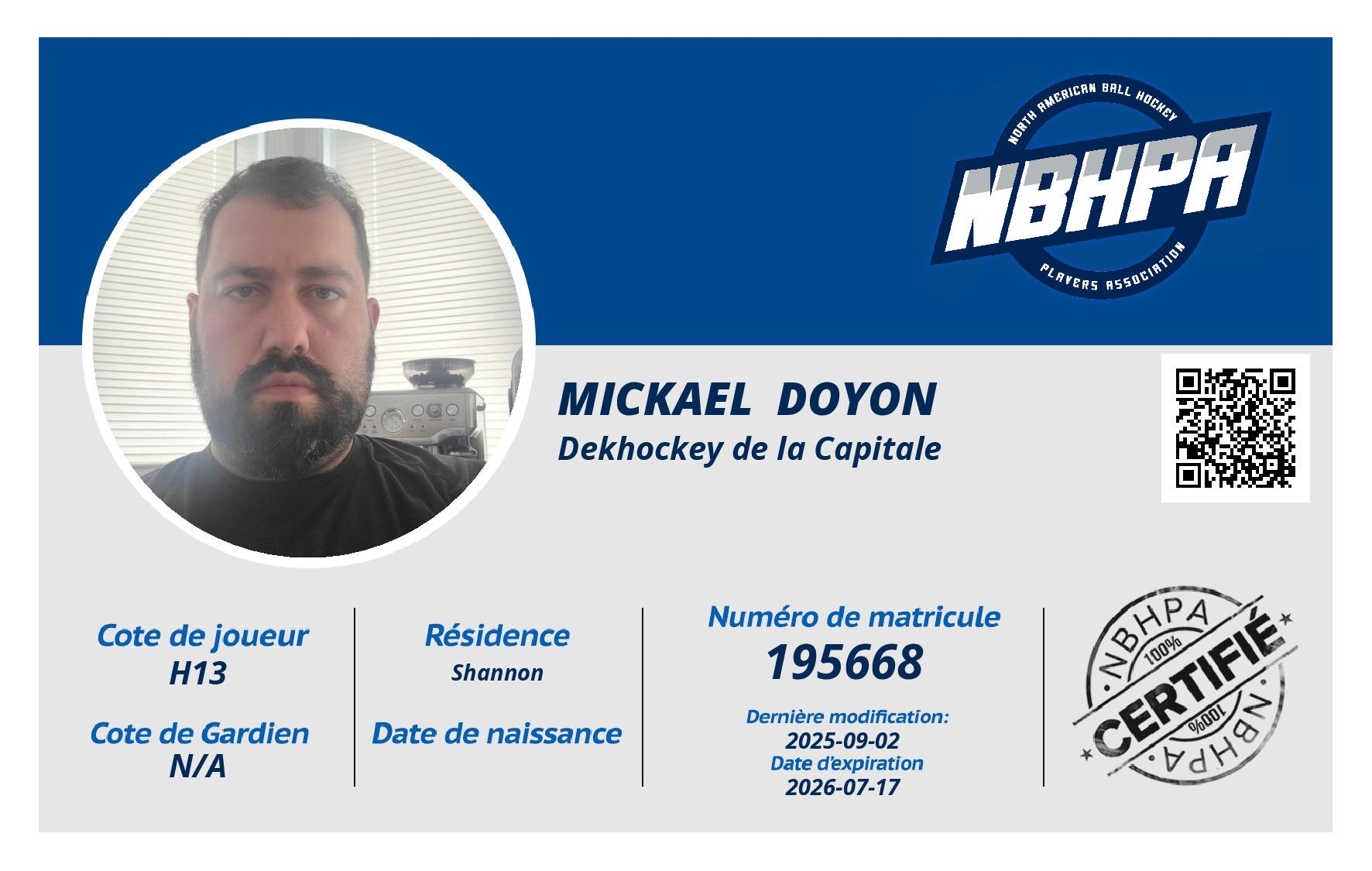 Mickael  Doyon 