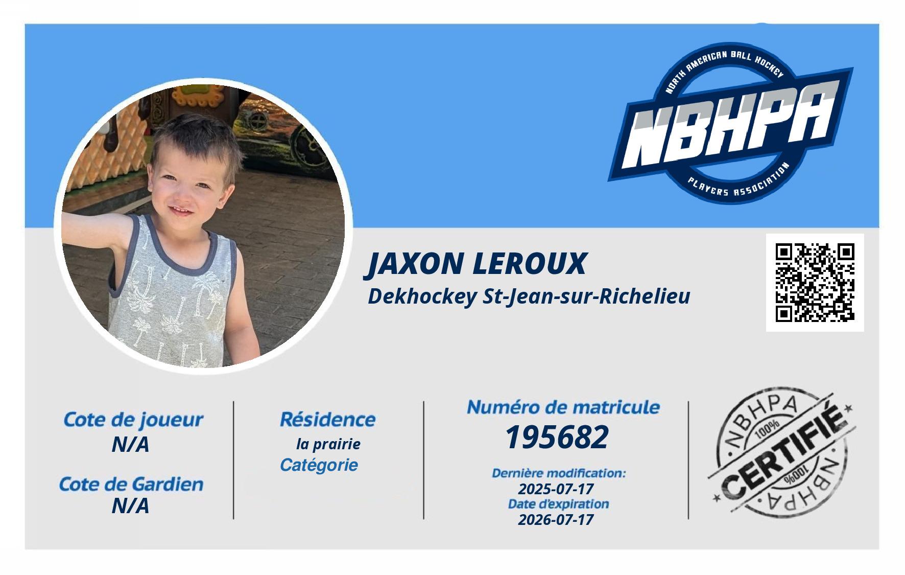 Jaxon Leroux