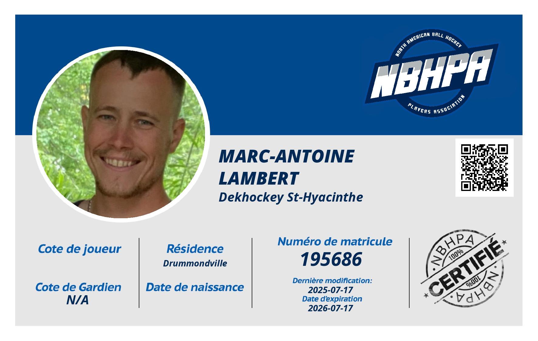 Marc-Antoine  Lambert