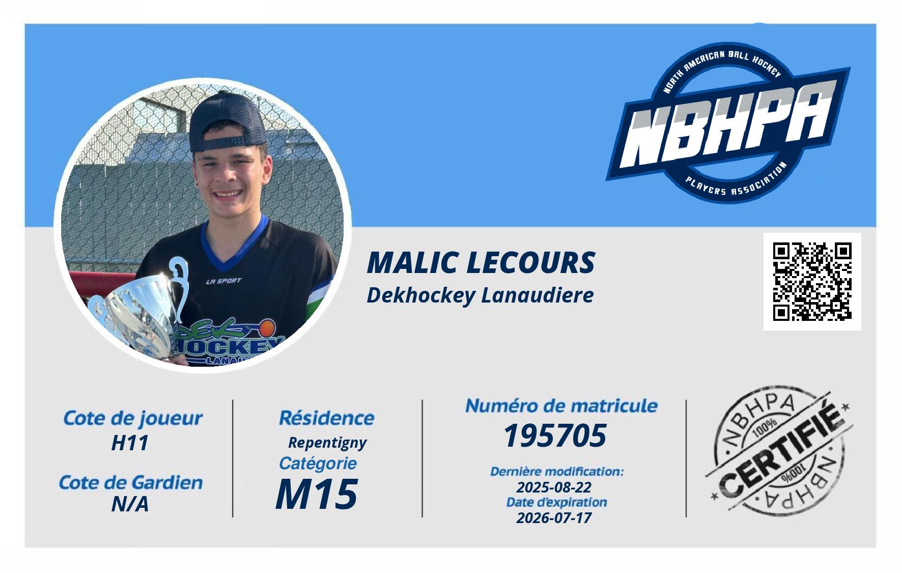 Malic Lecours