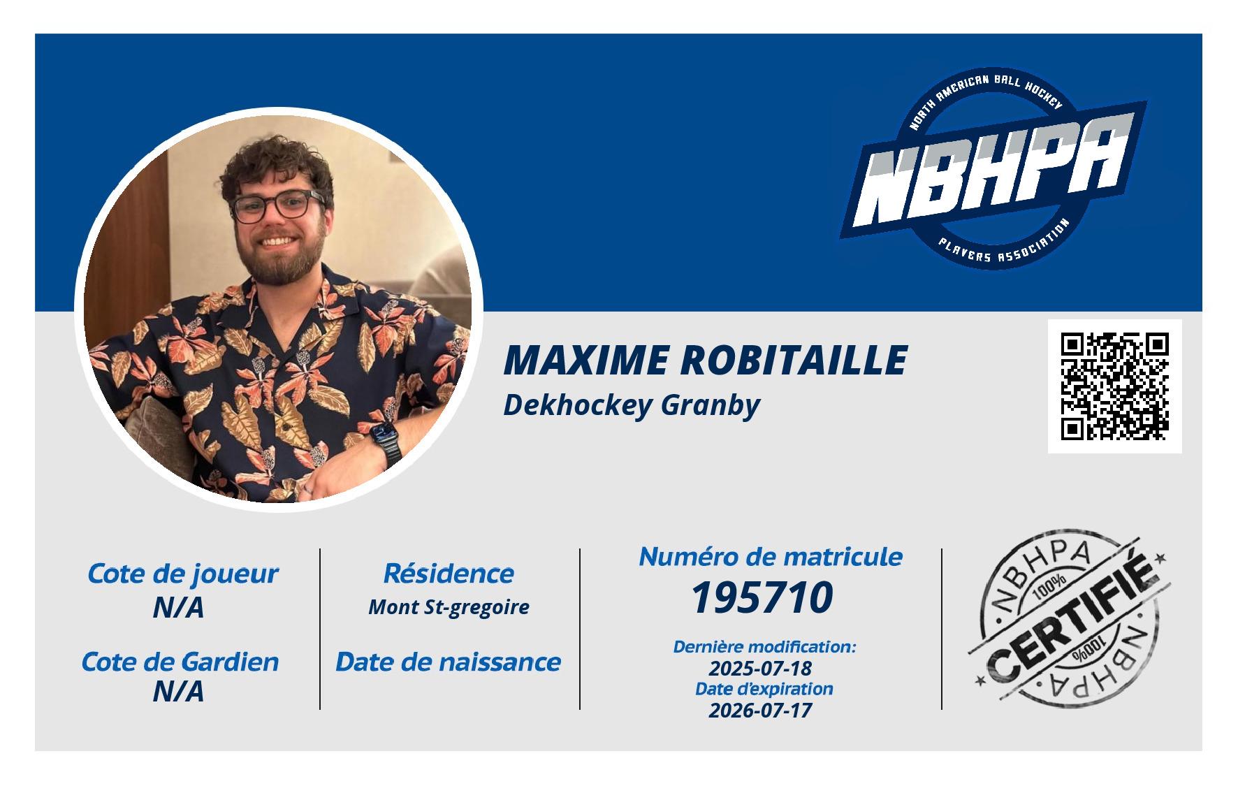 Maxime Robitaille