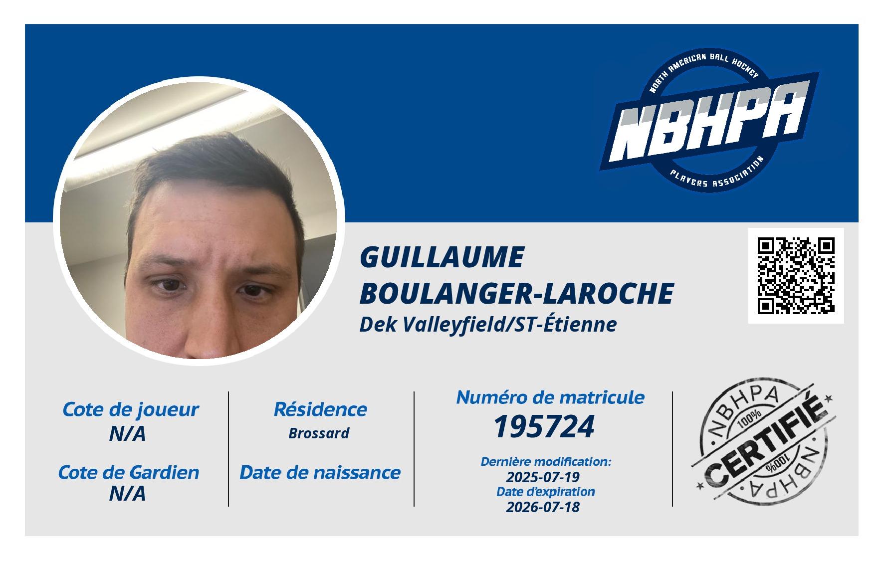 Guillaume Boulanger-Laroche