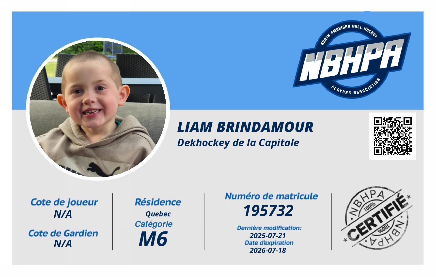 Liam Brindamour