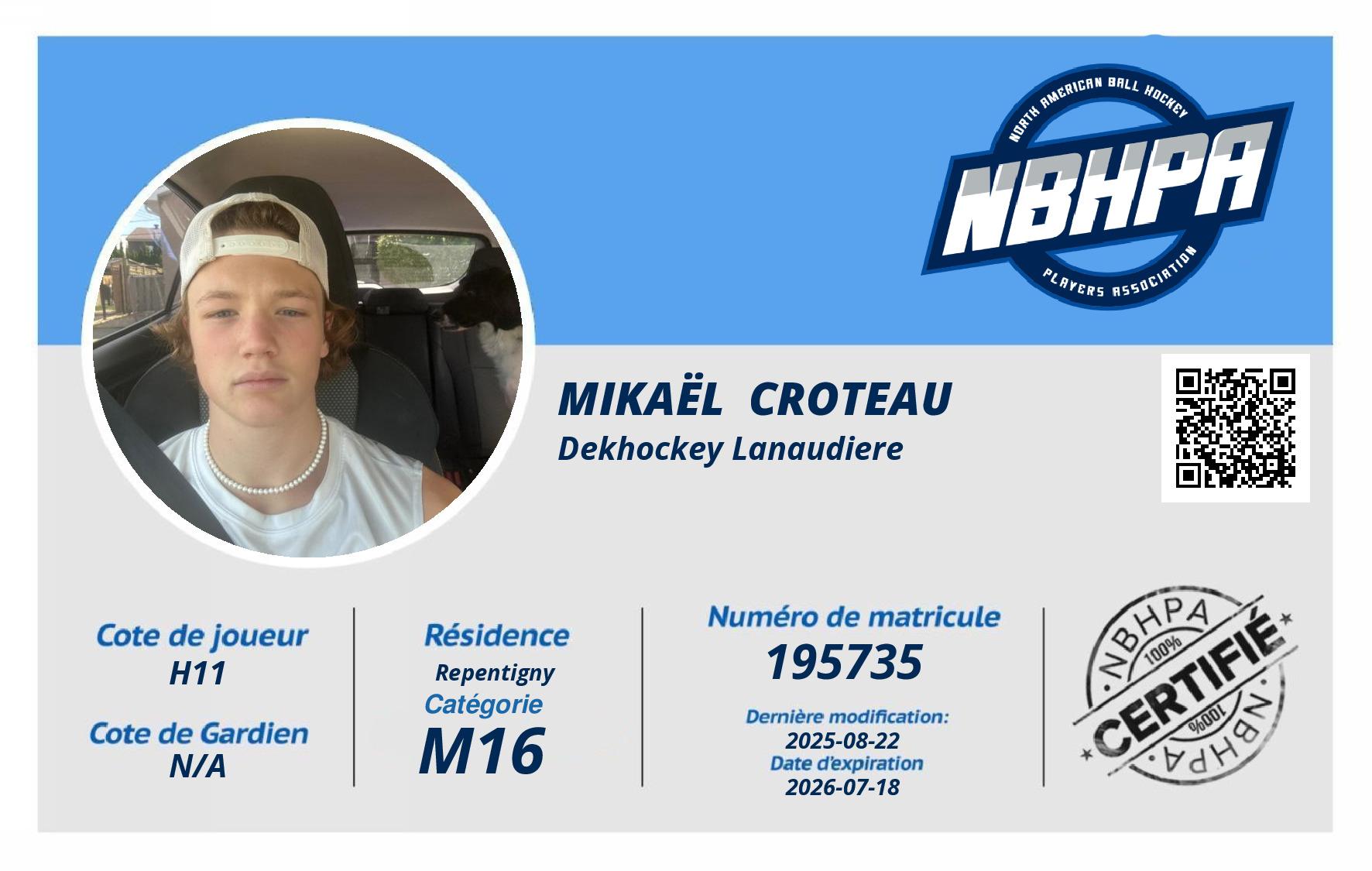 Mikaël  Croteau 