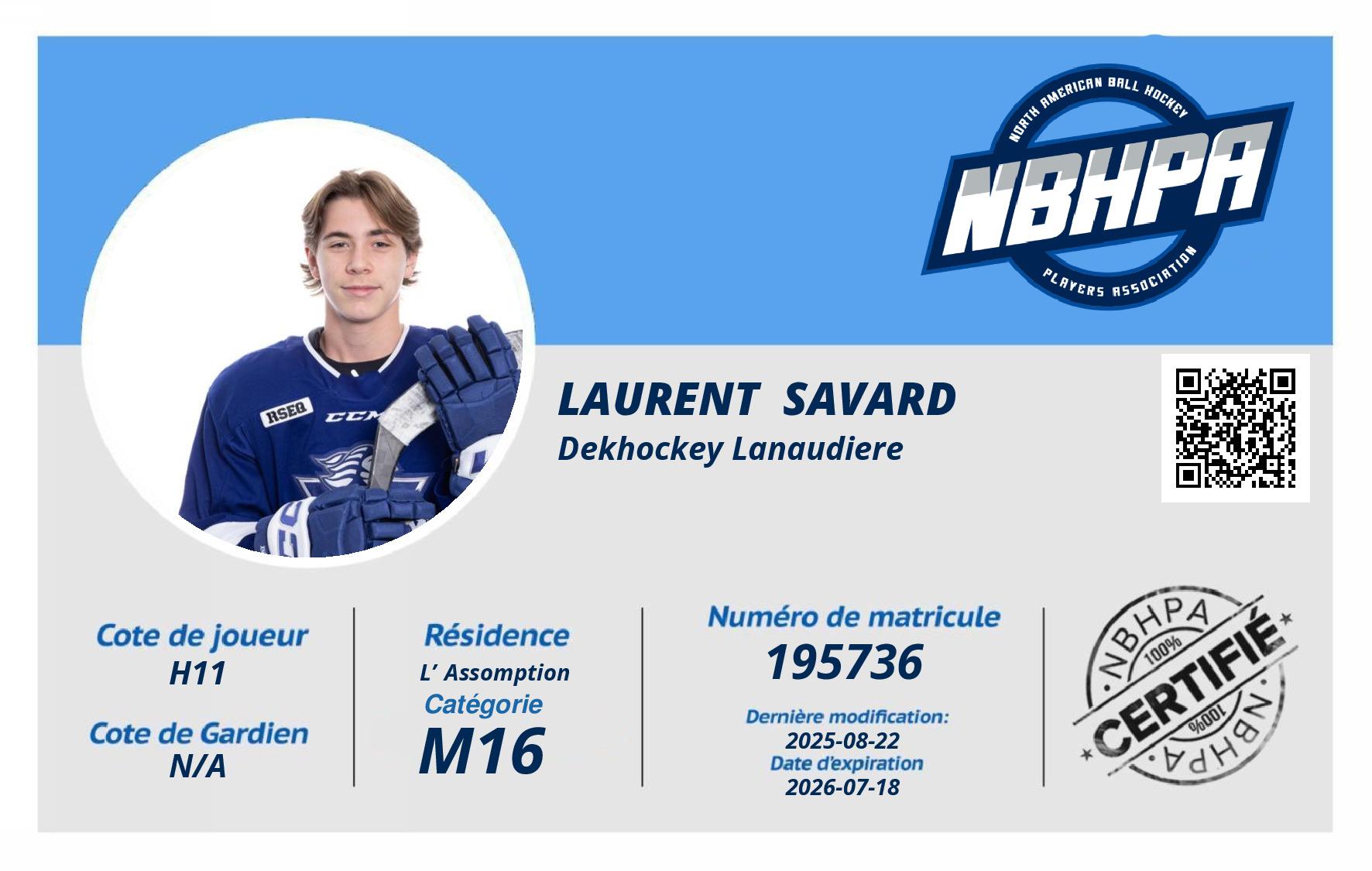 Laurent  Savard 