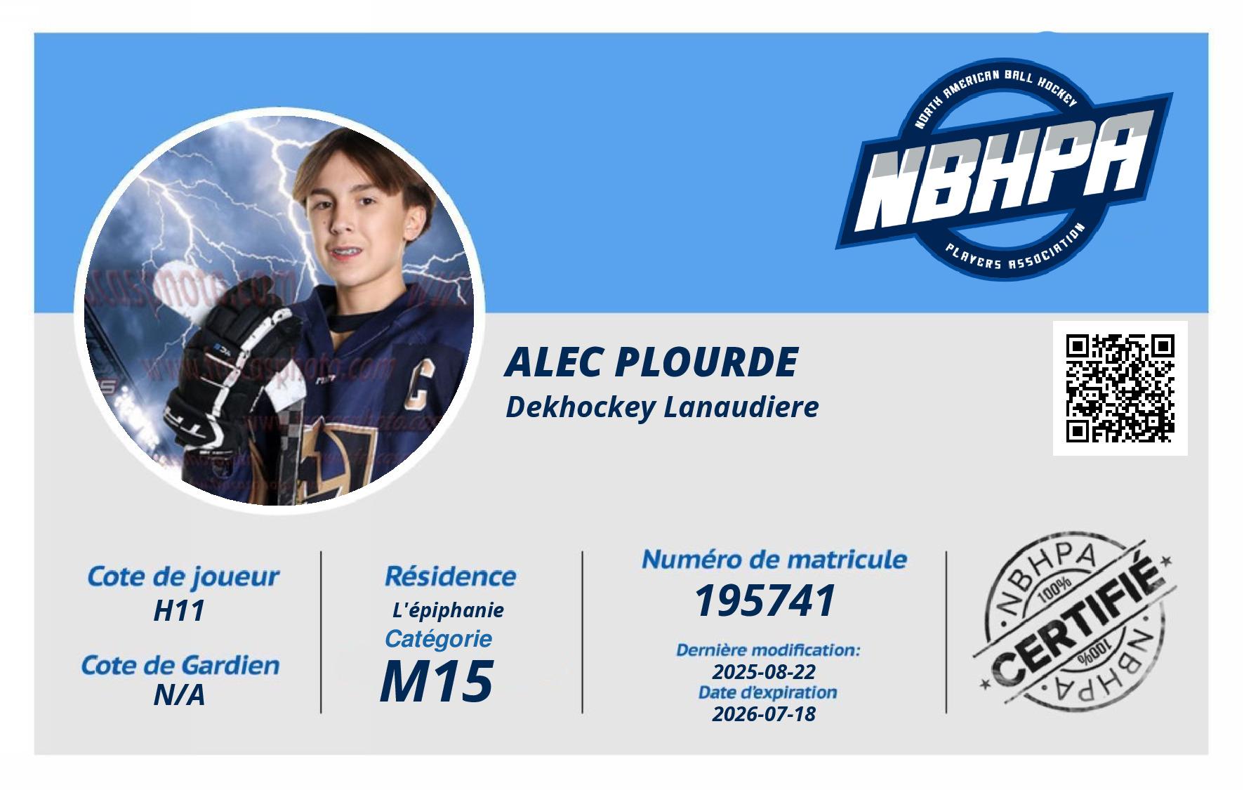 Alec Plourde