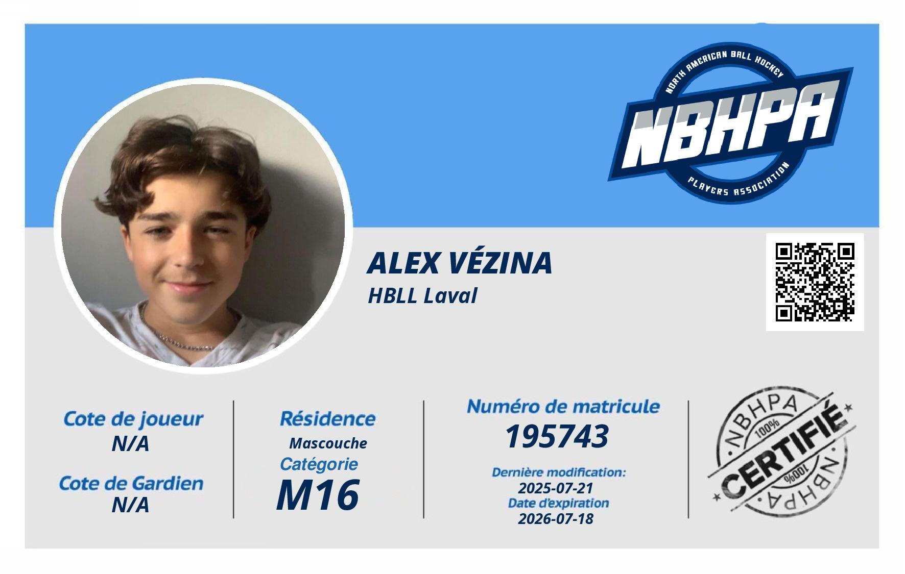 Alex Vézina
