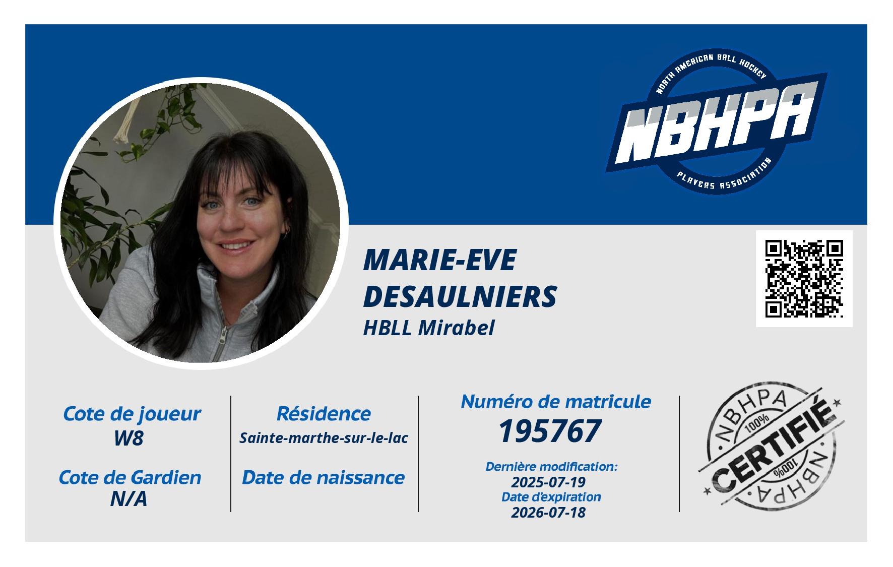 Marie-Eve Desaulniers