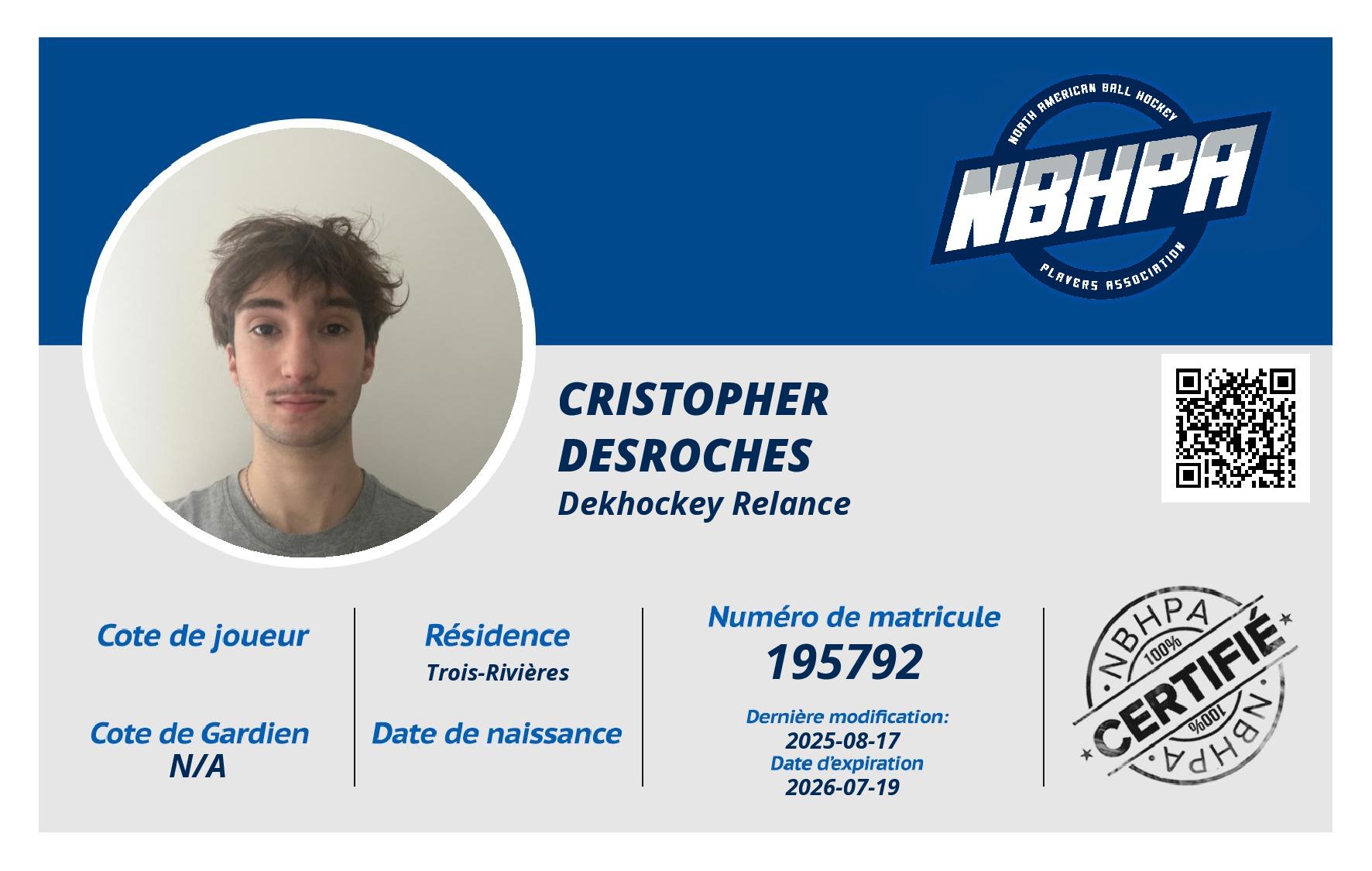 Cristopher Desroches