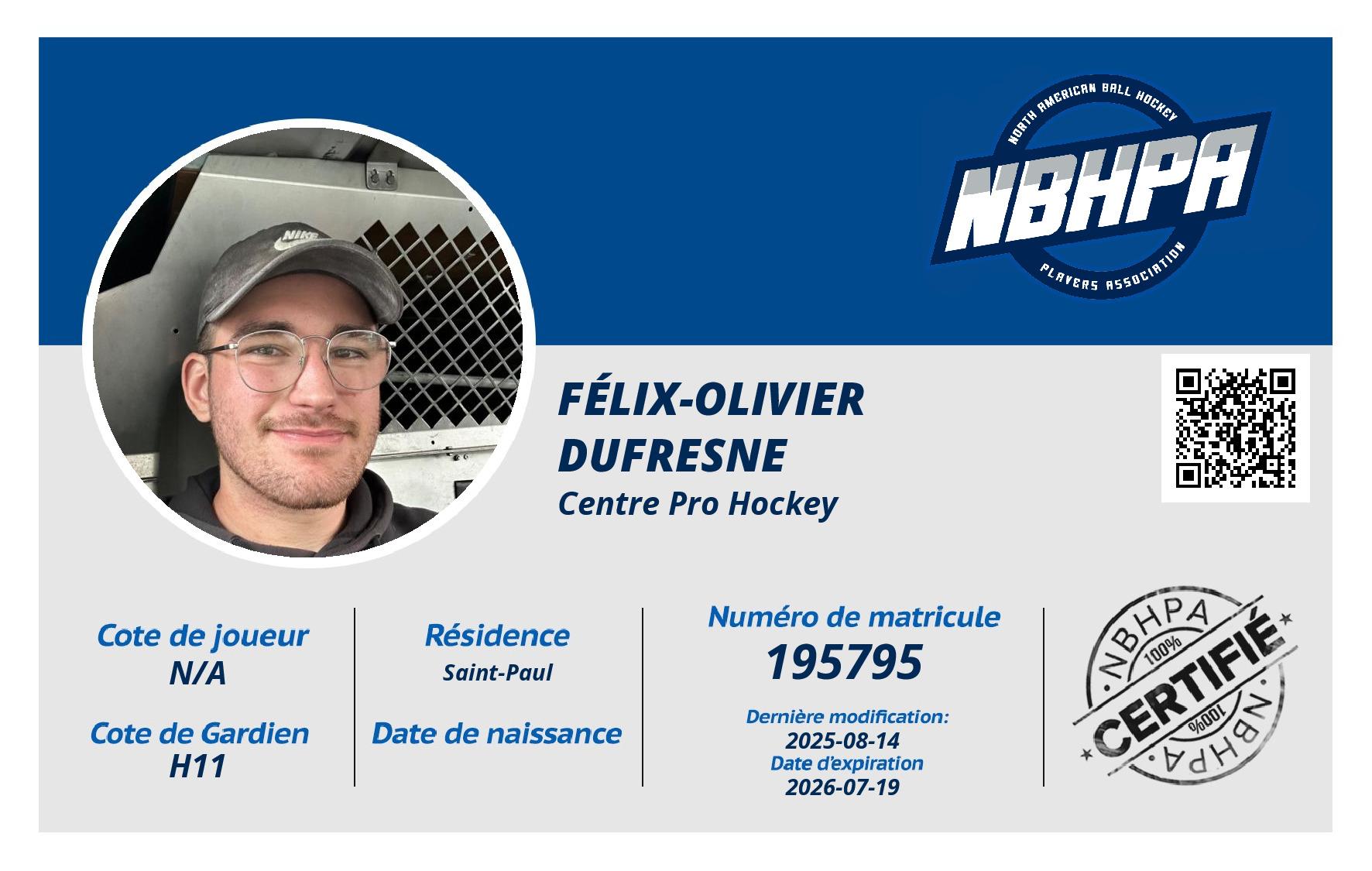 Félix-Olivier Dufresne