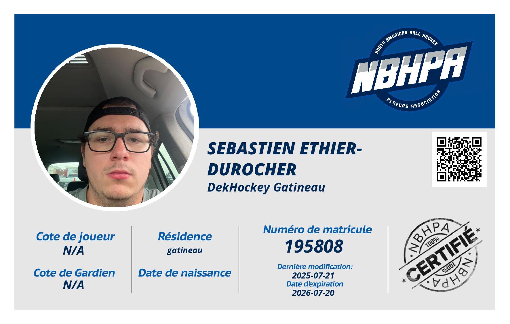 Sebastien Ethier-Durocher