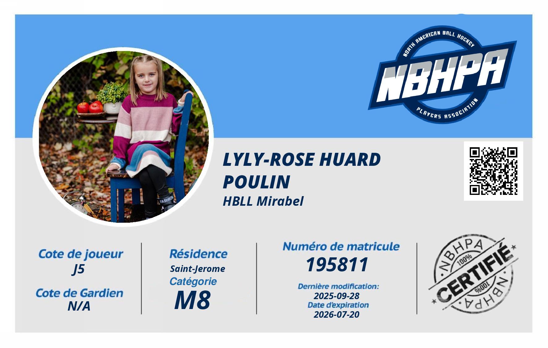 Lyly-Rose Huard Poulin