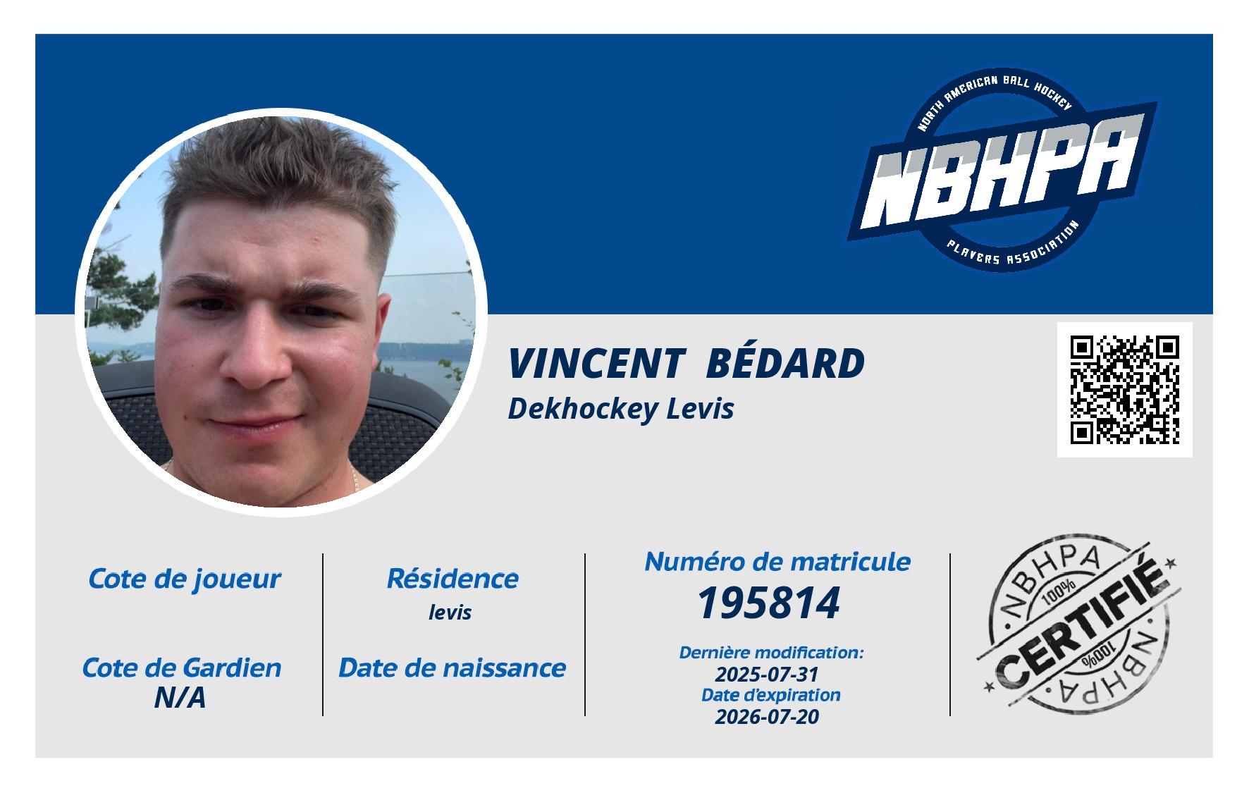 Vincent  Bédard