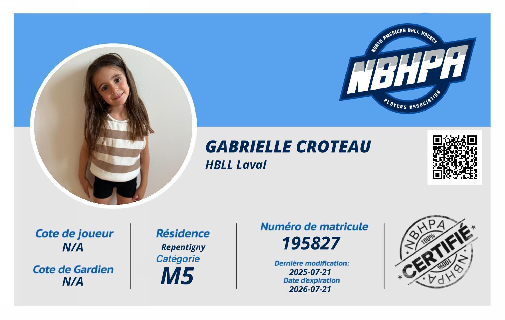 Gabrielle Croteau