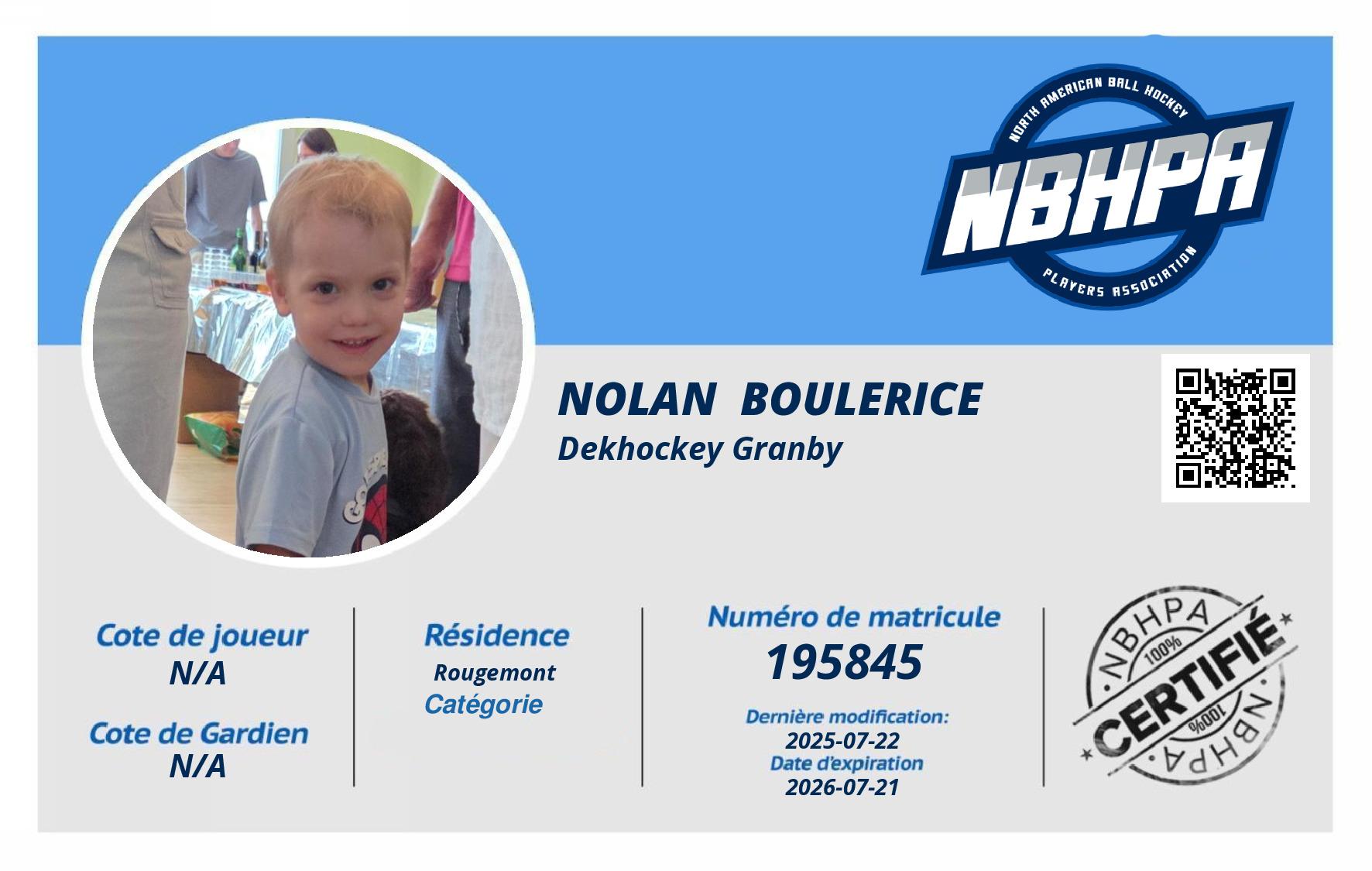 Nolan  Boulerice