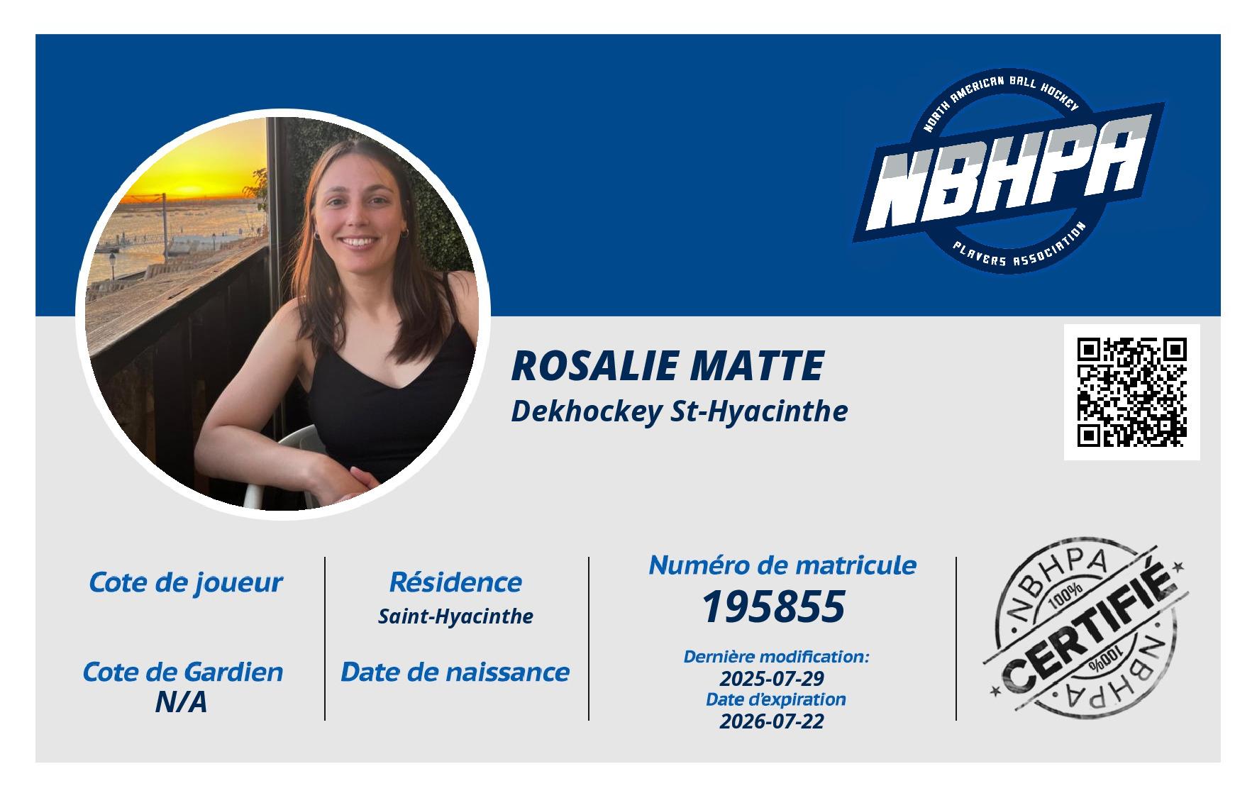 Rosalie Matte