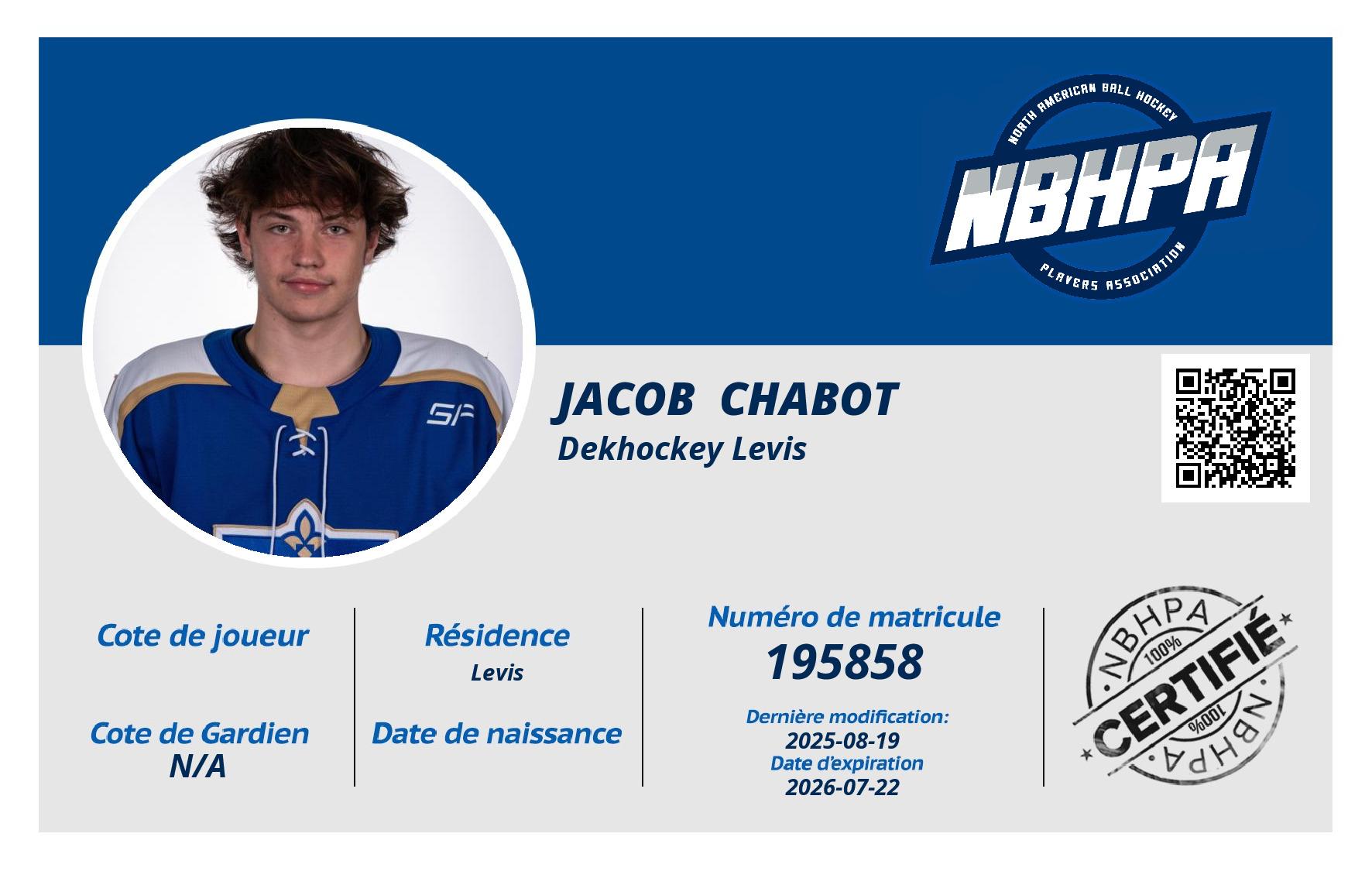 Jacob  Chabot 