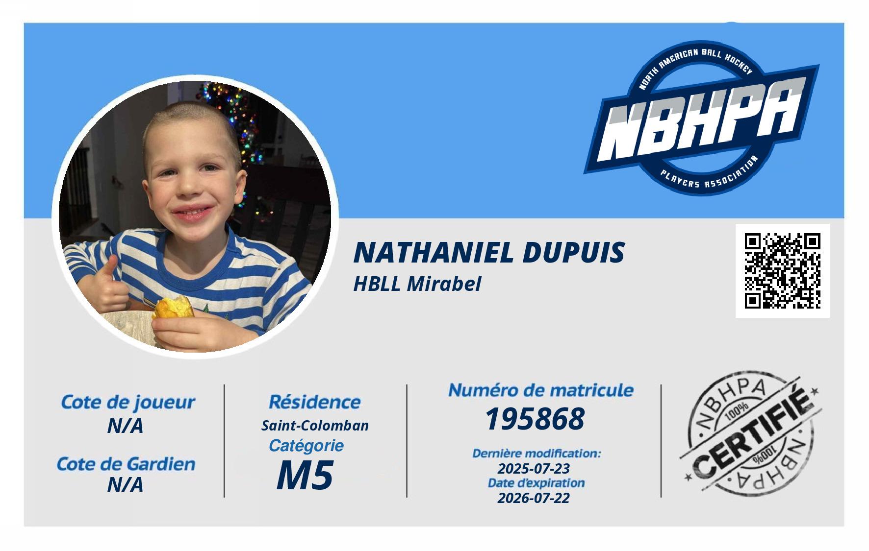 Nathaniel Dupuis