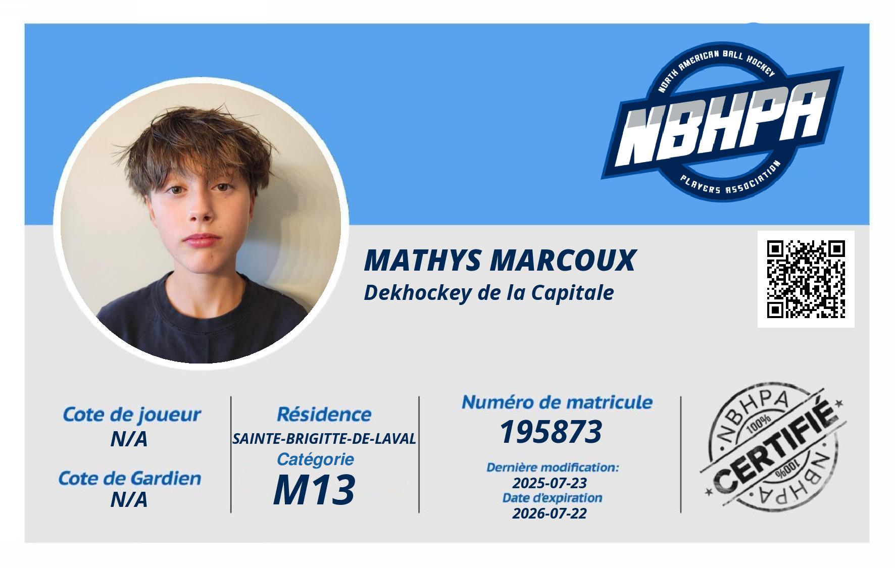 Mathys Marcoux