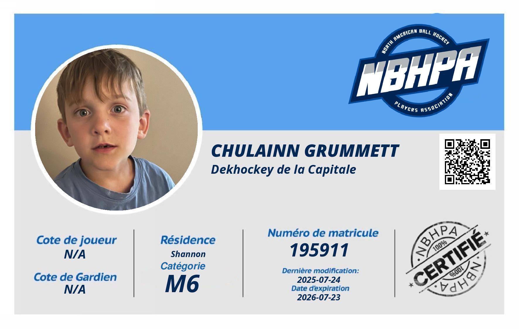 Chulainn Grummett