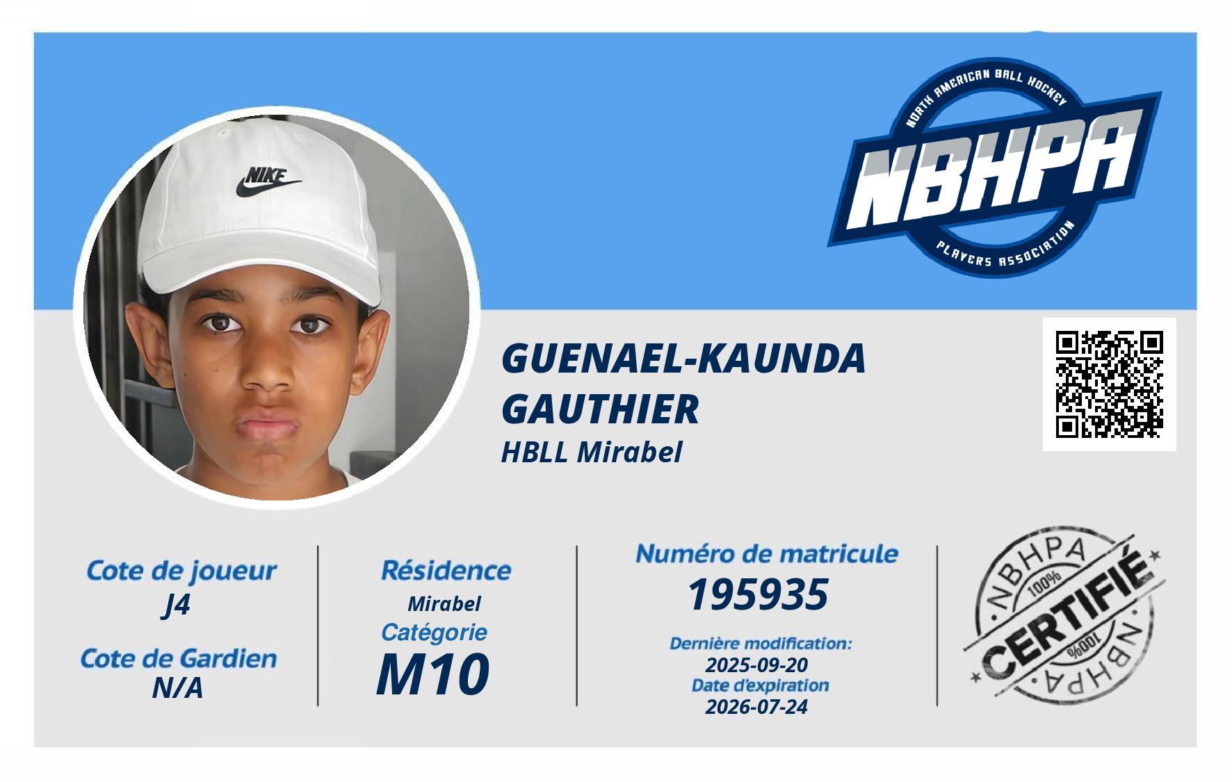 Guenael-Kaunda Gauthier