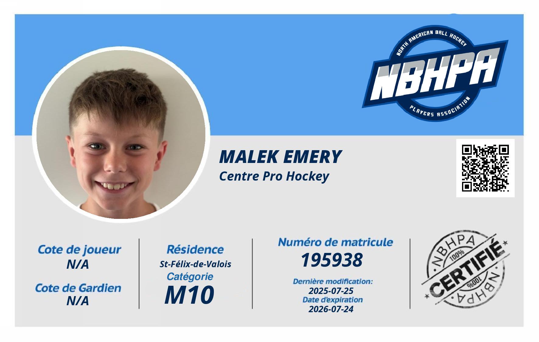 Malek Emery