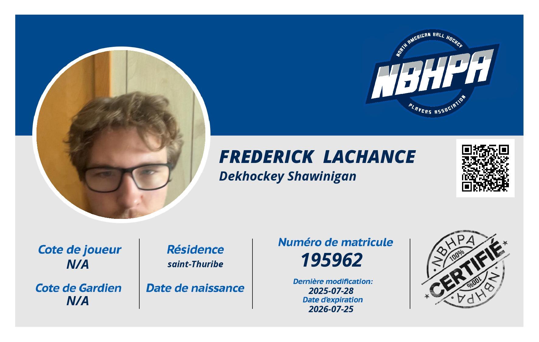 Frederick  Lachance