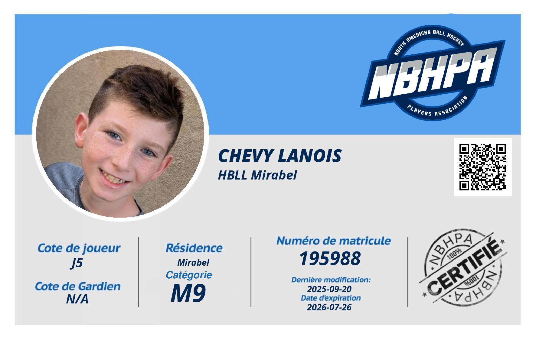 Chevy Lanois
