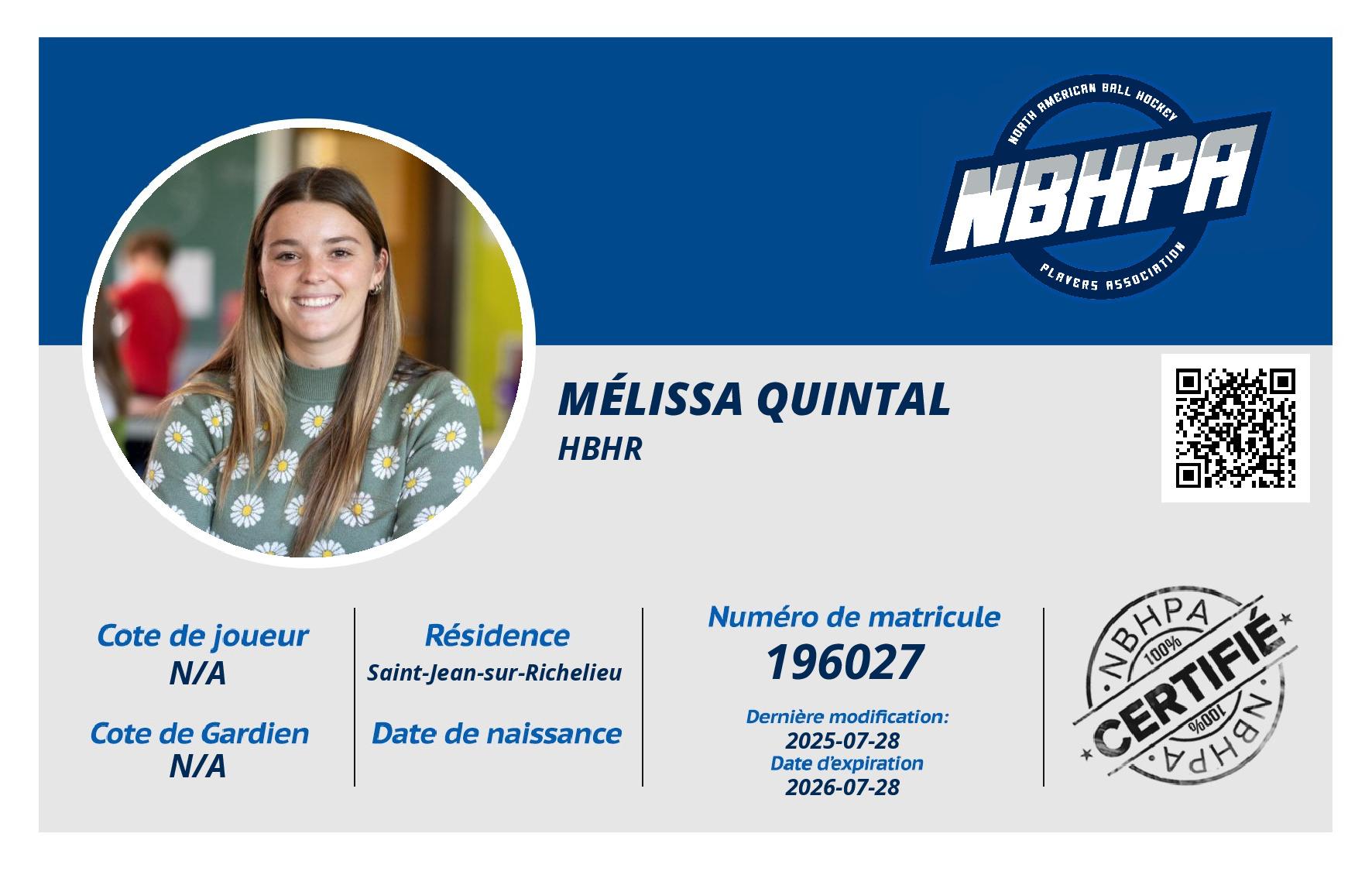 Mélissa Quintal