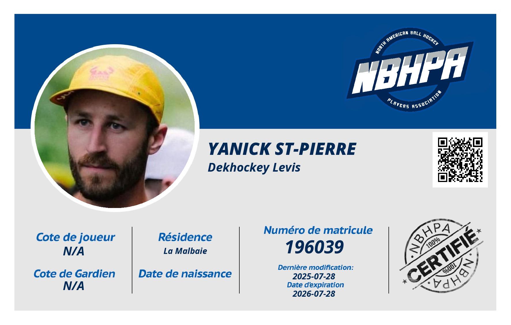 Yanick St-Pierre