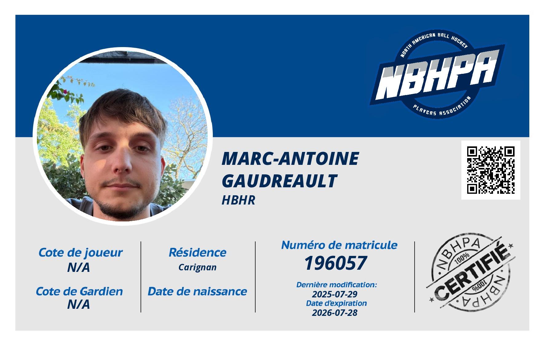 Marc-Antoine Gaudreault