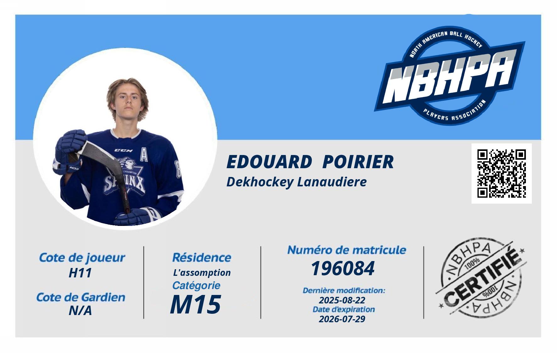 Edouard  Poirier 