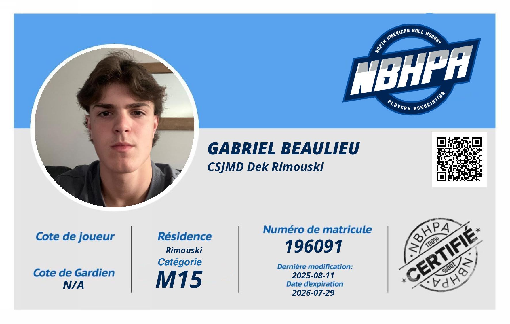Gabriel Beaulieu 