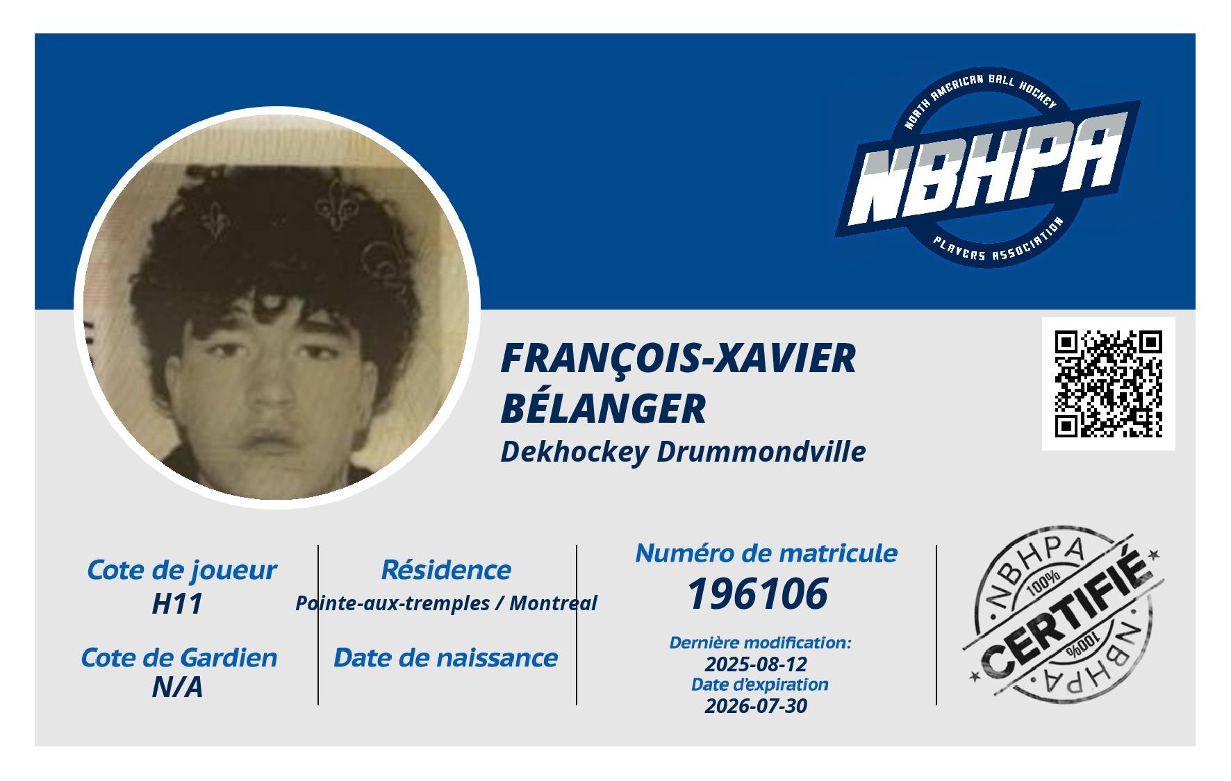 François-Xavier  Bélanger