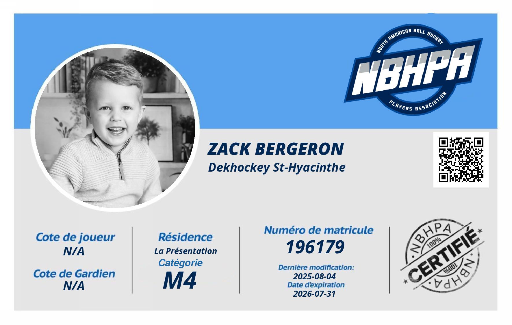 Zack Bergeron