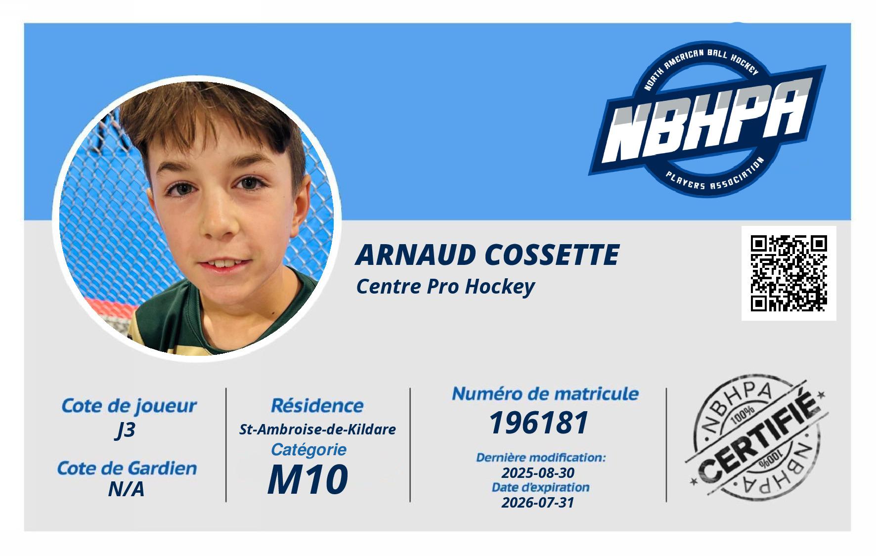 Arnaud Cossette