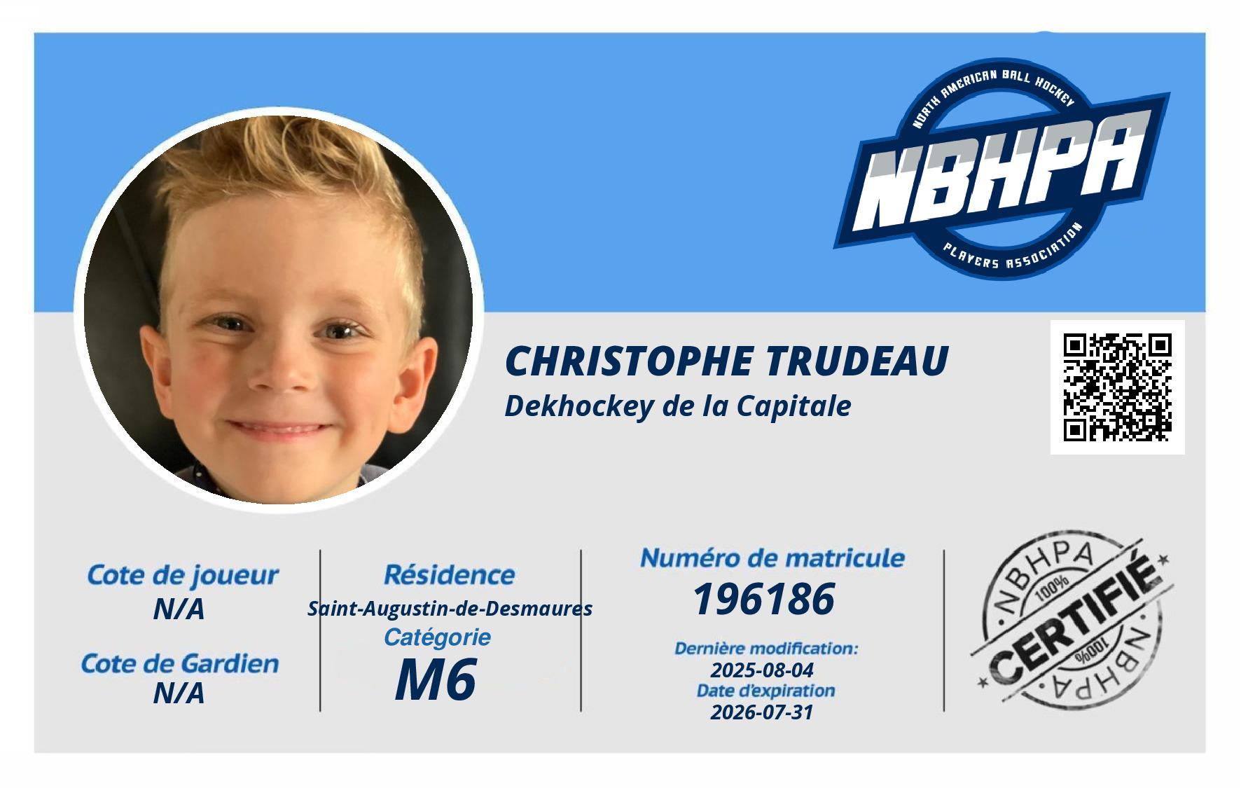 Christophe Trudeau