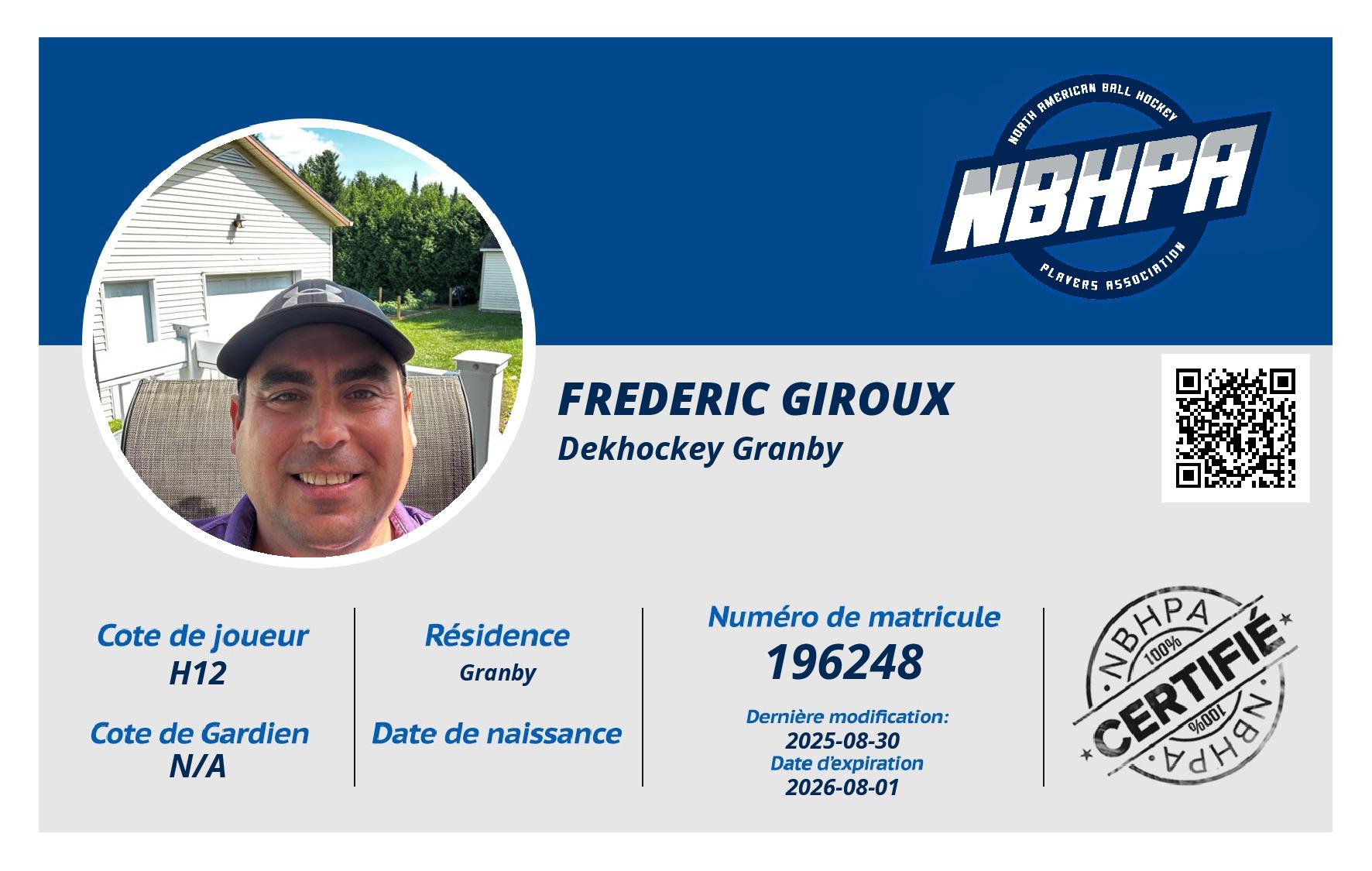 Frederic Giroux